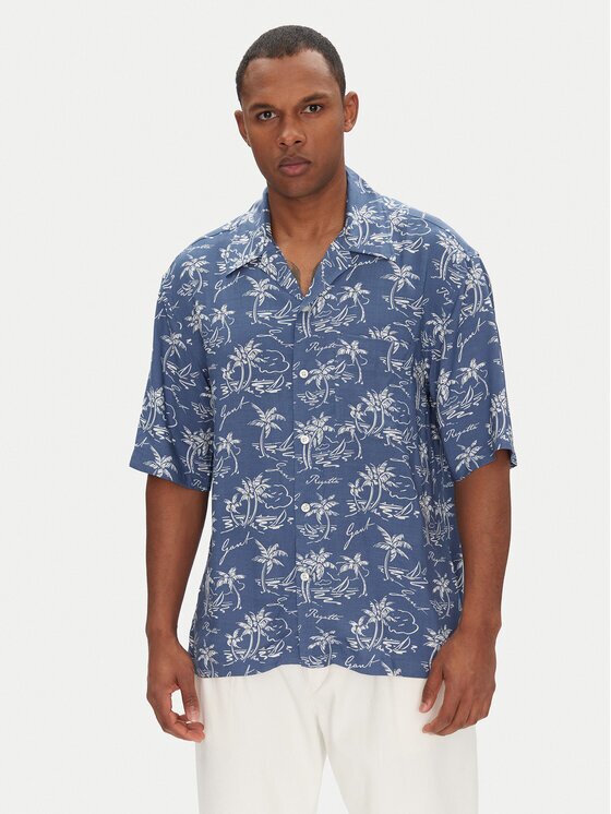 Gant Риза Island Print 3250071 Relaxed Fit