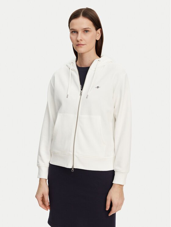 Gant Суитшърт Shield 4201412 Екрю Regular Fit