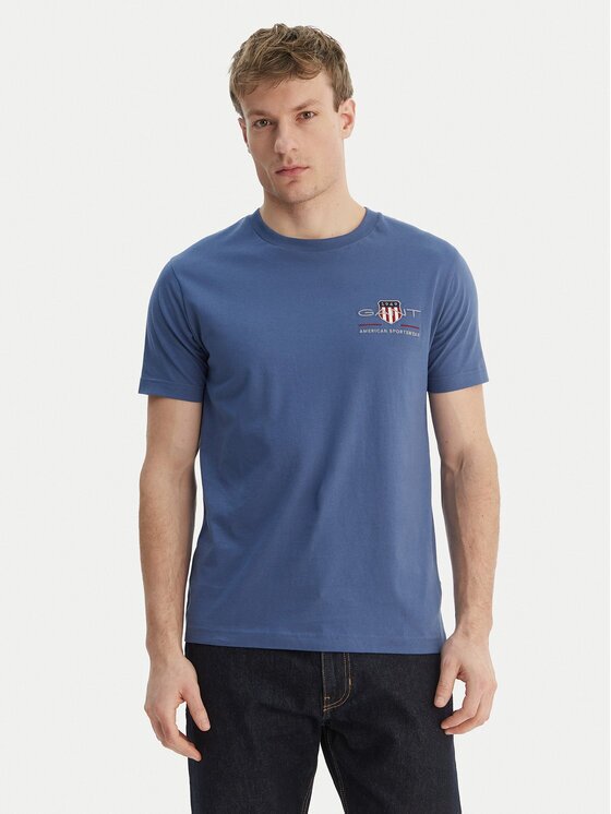 Gant Тишърт Reg Archive Shield Emb Ss 2067004 Regular Fit