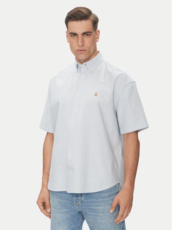 GAP Риза 442652-00 Светлосиньо Easy Fit