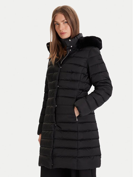 Geox Пухено яке Bettanie W5626H-T3122 F9000 Regular Fit