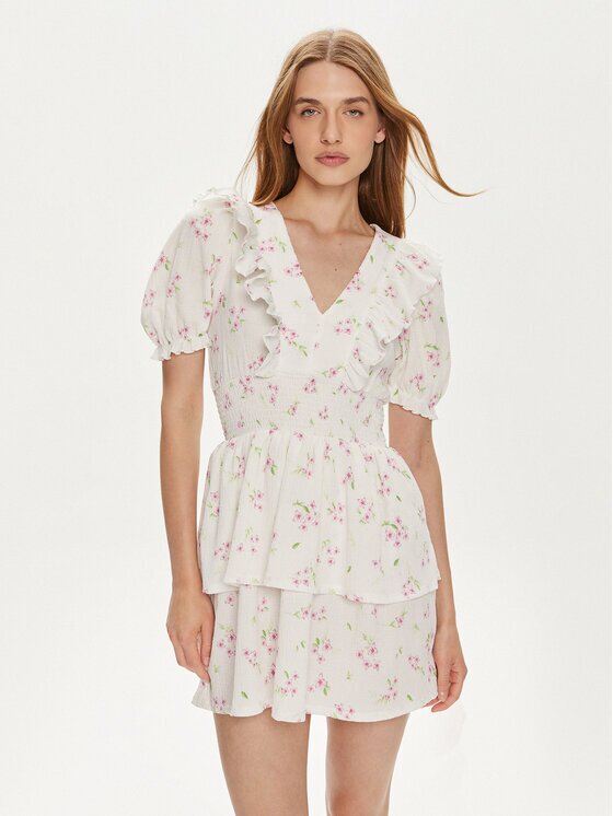 Gina Tricot Лятна рокля 22230 Екрю Regular Fit