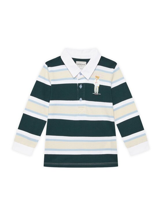 Guess Блуза N6YP01 1K4106 Син Regular Fit
