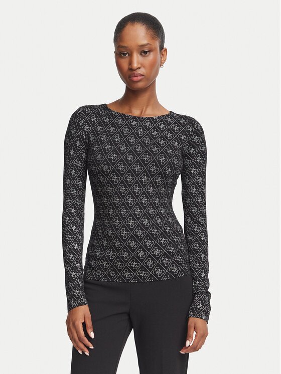 Guess Блуза W6BP26 K6284 Slim Fit