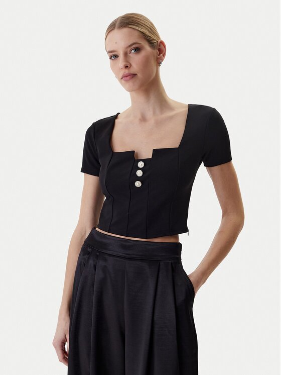 Guess Блуза W6RP08 KCBO2 Екрю Classic Fit