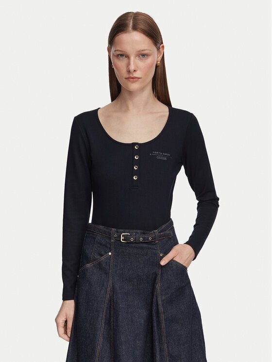 Guess Блуза W6YP60 K5318 Slim Fit