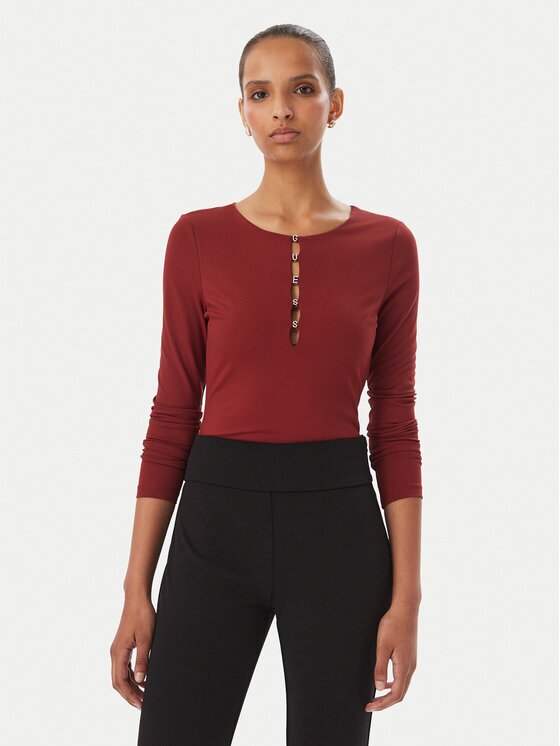 Guess Боди W6BP21 K6256 Slim Fit