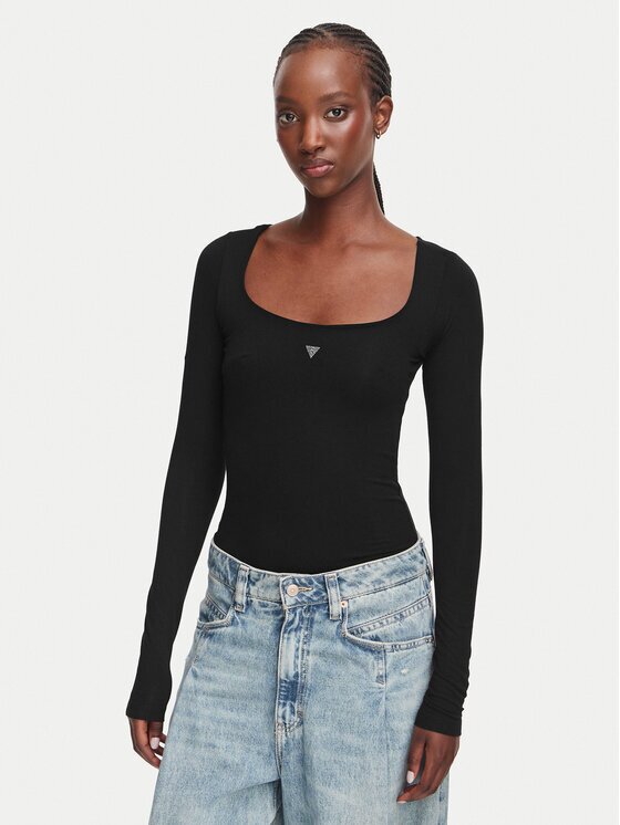 Guess Боди W6YP21 K4356 Slim Fit