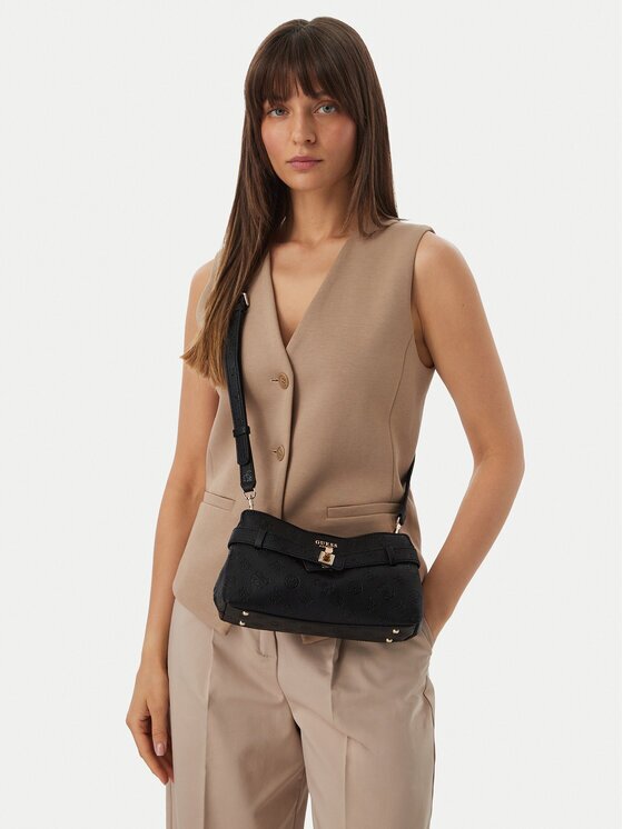 Guess Дамска чанта Ella Logo Mini HWPD97 46730