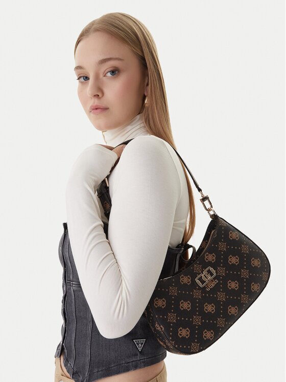 Guess Дамска чанта Emelie Logo HWGP99 28180