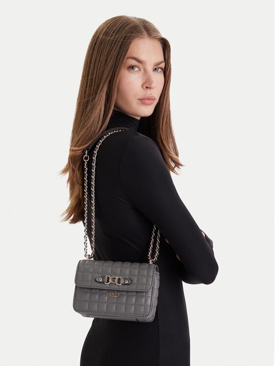 Guess Дамска чанта Nadira Mini HWQG84 24780