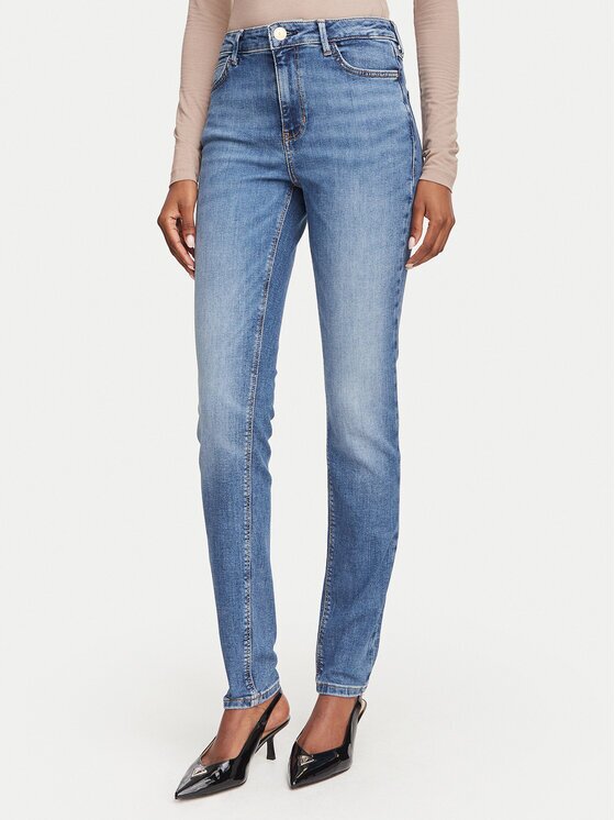 Guess Дънки W6YA46 D1538 Skinny Fit