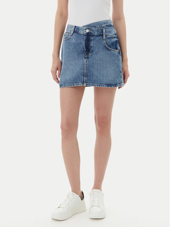 Guess Дънкова пола W5YD1C D5QKB Regular Fit