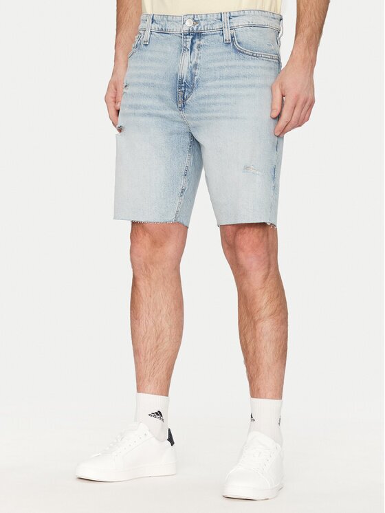 Guess Дънкови шорти M5GDV2 D4Z84 Slim Fit