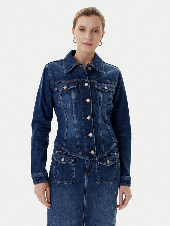 Guess Дънково яке W5YN49 D5QP4 Regular Fit
