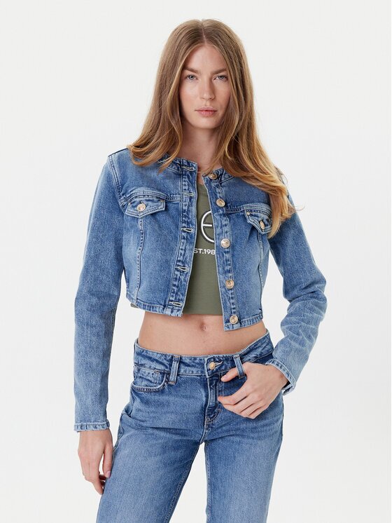 Guess Дънково яке W5YN53 D5QP2 Regular Fit
