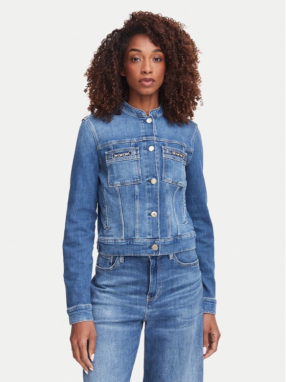 Guess Дънково яке W6YN03 D1341 Regular Fit