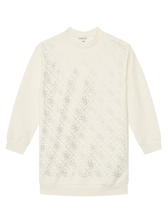 Guess Ежедневна рокля J5YK02 KA6V4 Екрю Regular Fit