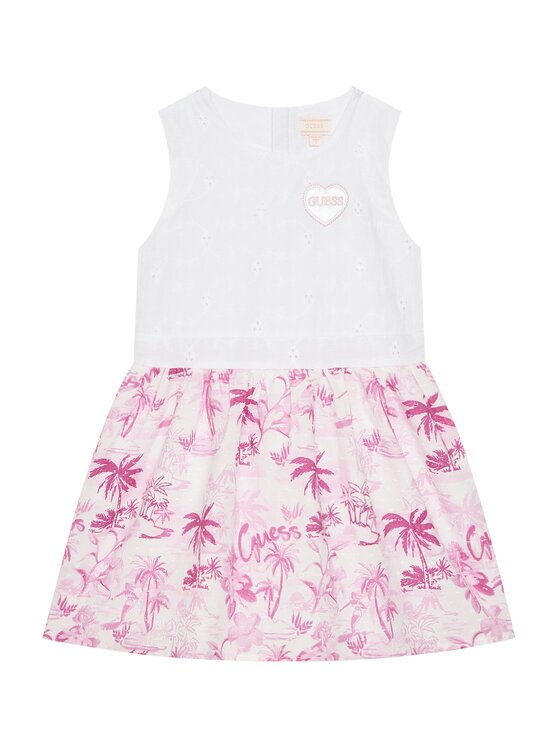 Guess Ежедневна рокля K5GK26 WH710 Regular Fit