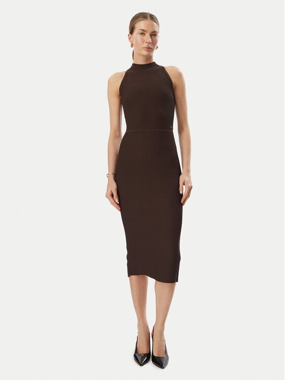 Guess Ежедневна рокля W6BK88 Z1920 Slim Fit