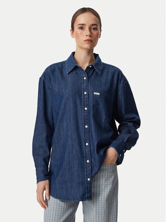 Guess Jeans дънкова риза W6YHC2 D1195 Relaxed Fit