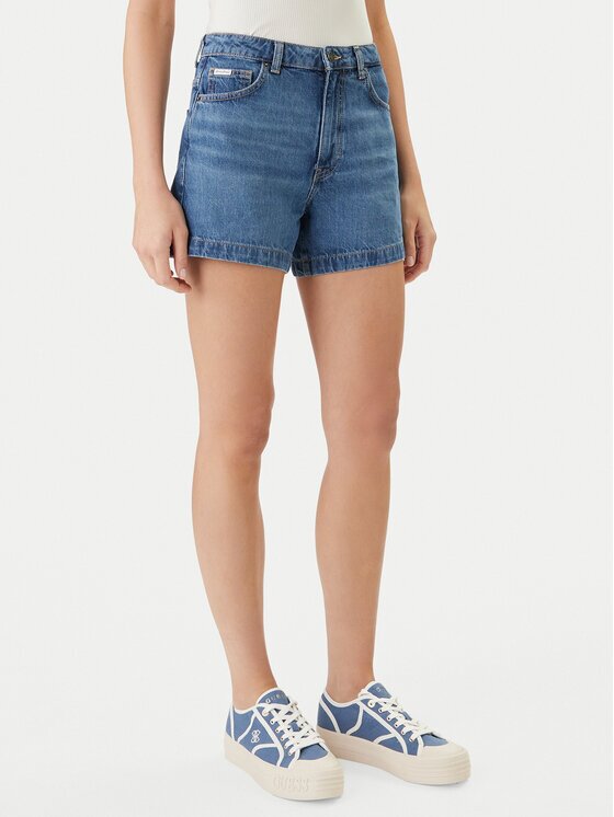 Guess Jeans Дънкови шорти W5GD0S D5O13 Regular Fit