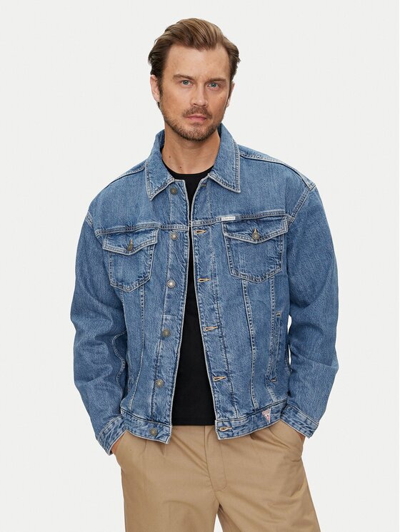 Guess Jeans Дънково яке M4YN38 D5DO2 Regular Fit