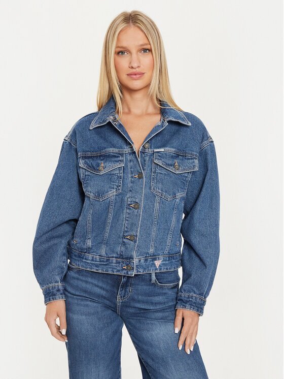 Guess Jeans Дънково яке W4YN56 D5CC3 Oversize