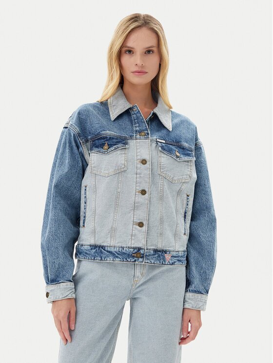 Guess Jeans Дънково яке W5YN56 D5M56 Regular Fit