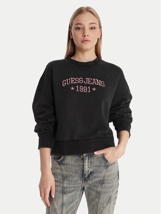 Guess Jeans Суитшърт W6RQ04 KCPR1 Relaxed Fit