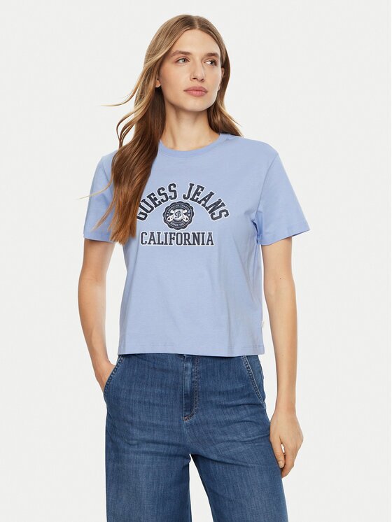Guess Jeans Тишърт W5RI43 K8HM0 Regular Fit