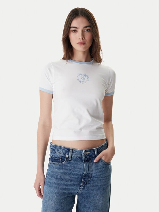 Guess Jeans Тишърт W6RI16 J1314 Classic Fit
