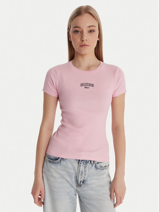 Guess Jeans Тишърт W6RP21 KA0H1 Slim Fit