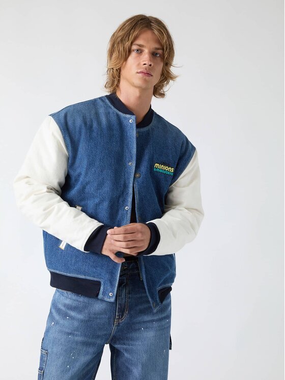 Guess Jeans Яке бомбър 183630 Classic Fit