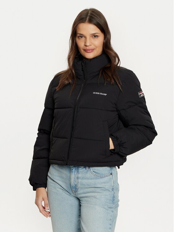 Guess Jeans Зимно яке W4BL20 WGII2 Екрю Regular Fit