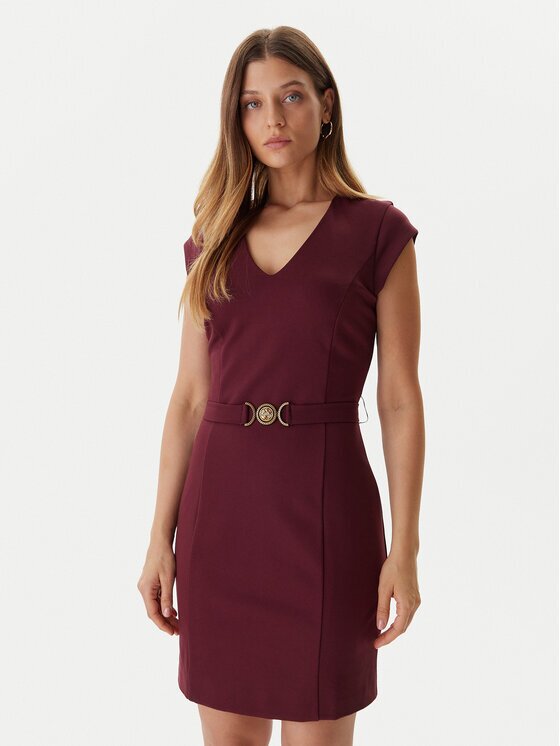 Guess Коктейлна рокля W5BK21 KCMU2 Slim Fit