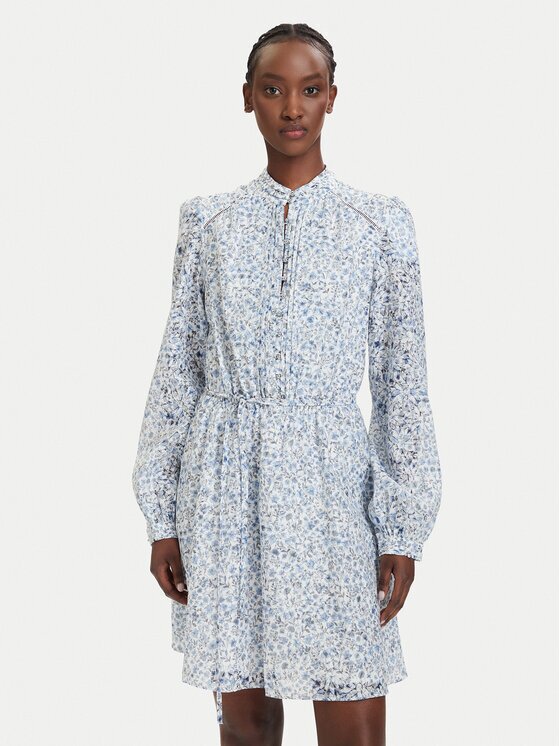 Guess Коктейлна рокля W5GK07 WH4K2 Regular Fit