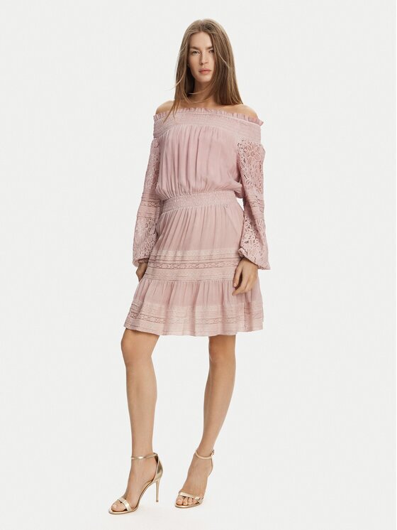 Guess Коктейлна рокля W5GK24 WE550 Regular Fit