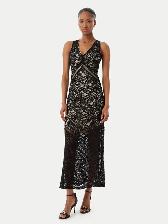 Guess Коктейлна рокля W5GT37 KCS90 Slim Fit