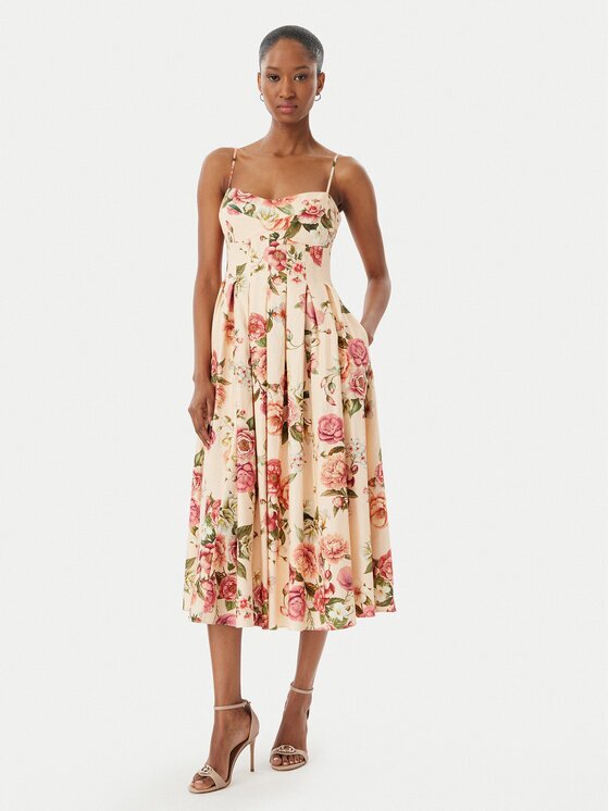 Guess Коктейлна рокля W6GKAF W2558 Regular Fit