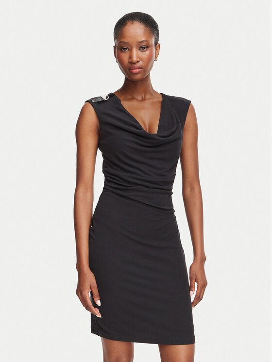 Guess Коктейлна рокля W6YK11 K4357 Slim Fit