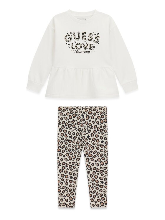 Guess Комплект суитшърт и клин K6BG02 K5910 Regular Fit
