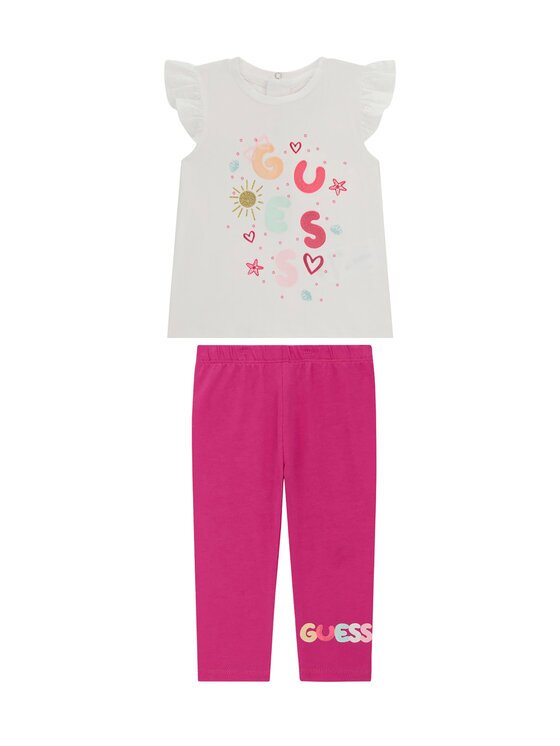 Guess Комплект тишърт и клин A6GG08 K6YW4 Regular Fit