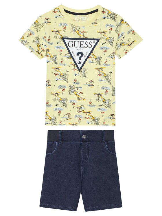 Guess Комплект тишърт и панталонки N6GG01 K8HM4 Regular Fit