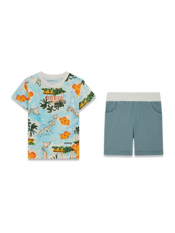 Guess Комплект тишърт и панталонки N6GG04 K8HM4 Regular Fit