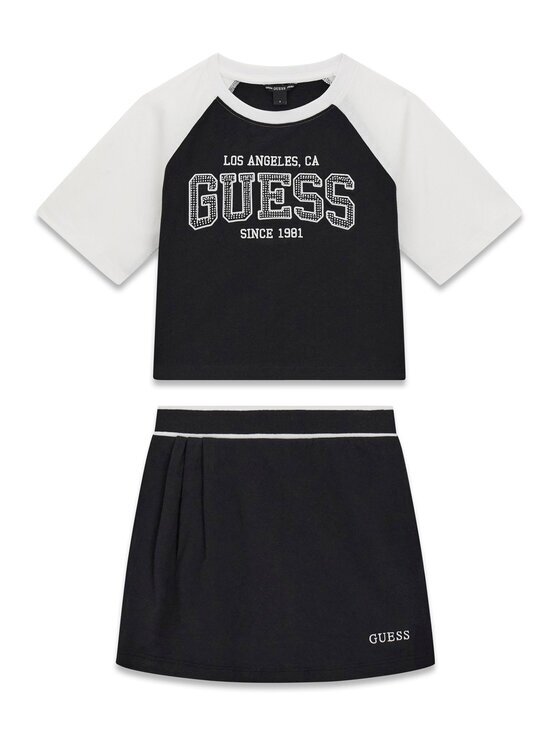 Guess Комплект тишърт и поличка J6YG03 K3923 Regular Fit
