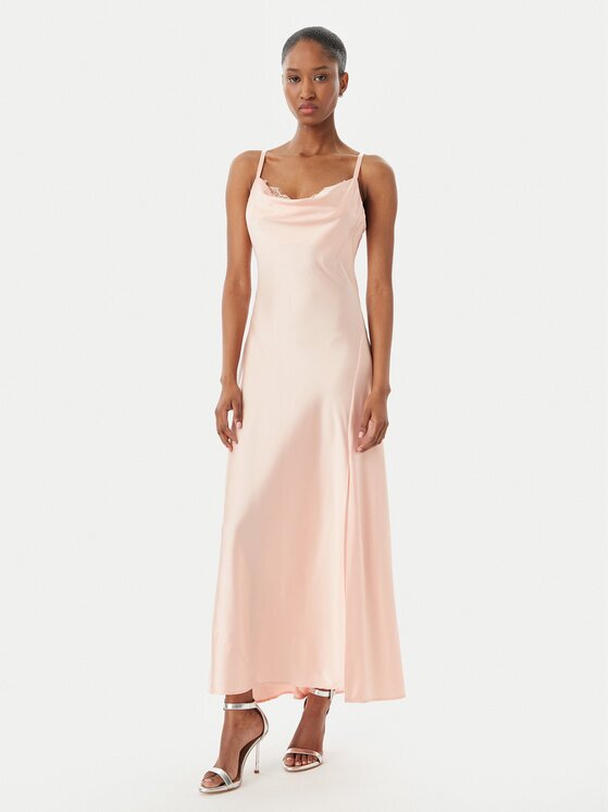 Guess Официална рокля W5GT10 WF1T2 Slim Fit