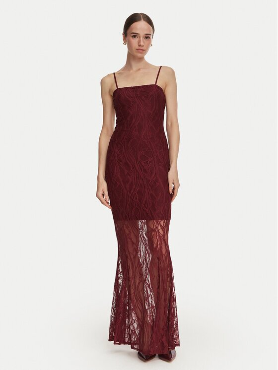 Guess Официална рокля W6YK12 K4359 Slim Fit