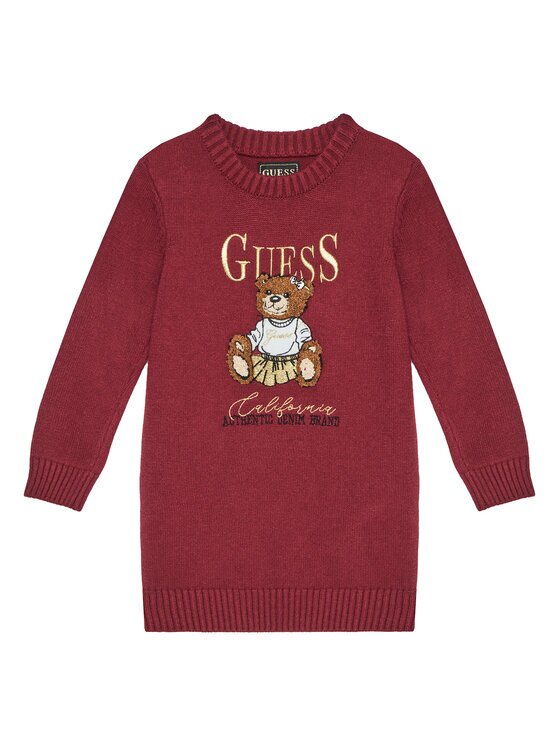 Guess Плетена рокля K5BK01 Z3GS0 Екрю Regular Fit