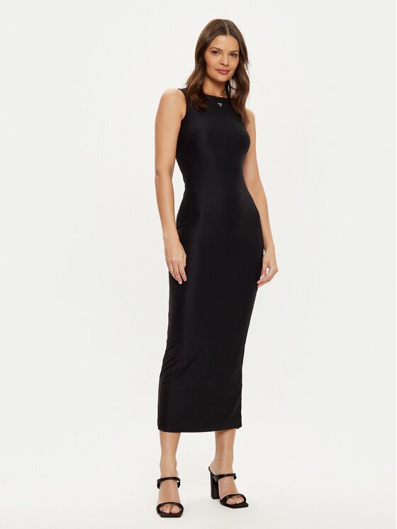 Guess Плетена рокля W4YK0J KCDE0 Slim Fit
